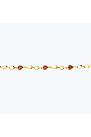 Altınbaş 22 Ayar Altın Çocuk Uğur Böceği Bileklik Bjrbl0005-25925 Renkli