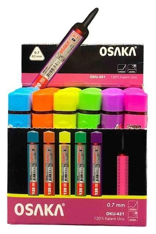 Osaka 2b 120li 0,7mm Versatil Kalem Ucu 6 Tüp