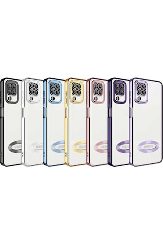 Samsung Galaxy Uyumlu A12 Kilif Kamera Korumali Logo Gösteren Zore Omeg 563310366