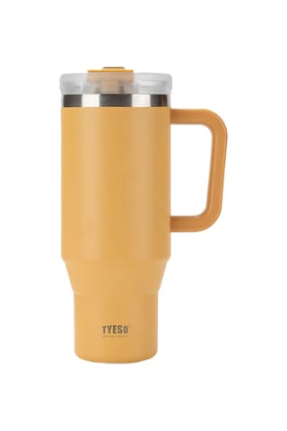 Tyeso Qq Termos Sızdırmaz Pipetli Çift Duvarlı Vakumlu 1200ml Sarı