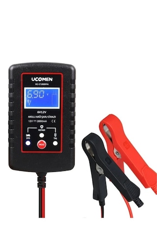 Ucomen Uc-c120201a 6/12v 2a Siyah Akü Şarj Cihazı