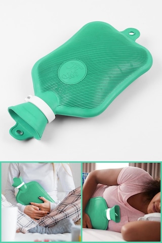 Bebelav Adalılar Kauçuk Termofor Sıcak Su Torbası Yeşil 2 L