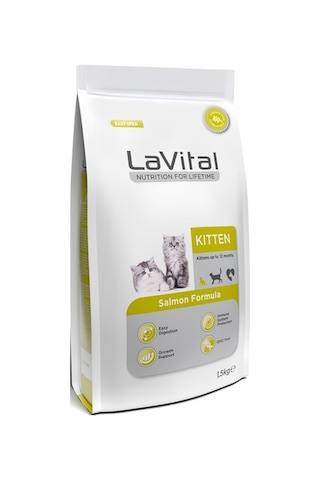 Lavital Kitten Somonlu Yavru Kedi Maması