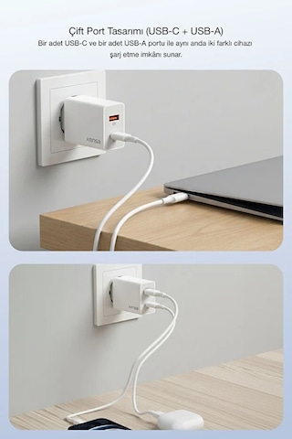 50w Pd Hızlı Şarj Başlığı + Usb-c To Lightning Kablo Apple Uyumlu Uyumlu iPhone Uyumlu, Akıllı Güvenlik Çipli 1 Adet