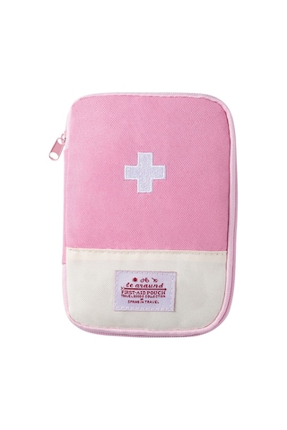 Sones Seyahat Ev Taşınabilir Tıbbi Çanta, Renk: Pembe Küçük