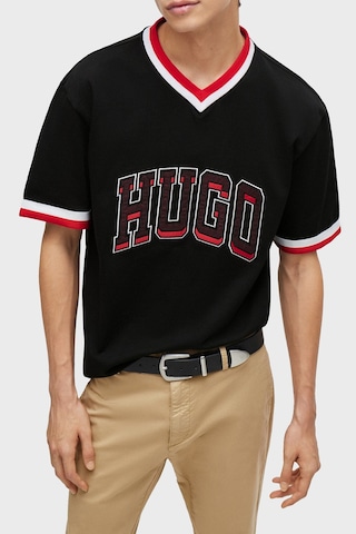 Hugo Erkek T Shirt 50510173 001 Siyah Siyah
