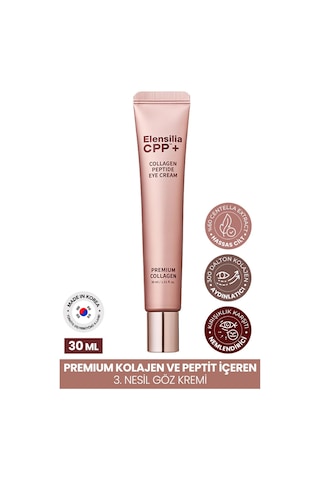 Elensılıa Premium Kolajen Elensilia 3. Nesil Göz Kremi Elensilia CPP Premium Collagen Peptide Eye Cream 30ml