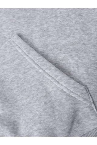 Altamira Unisex Beyaz Çicek Baskı Fermuarlı Kapüşonlu Oversize Hırka 001
