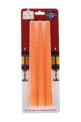 Storeşahin X-220 3 Lü Şamdan Mum Burgulu Shn0720 Çok Renkli