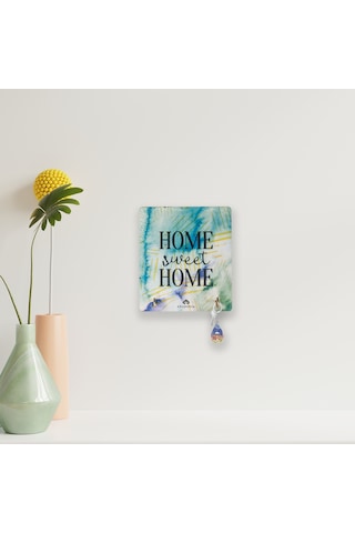 Anadoliamağazacılık Home Sweet Home Suluboya Dekoratif Askılık Diğer