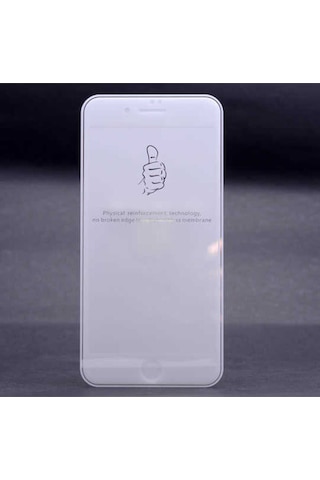Apple, Uyumlu iPhone 8 Plus Zore Kenarları Kırılmaya Dayanıklı Cam Ekran Koruyucu