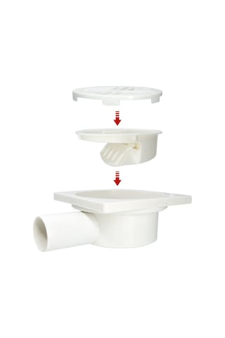 Mesa Teknik 10 x 10 Yandan Plastik Yer Süzgeci 32 MM