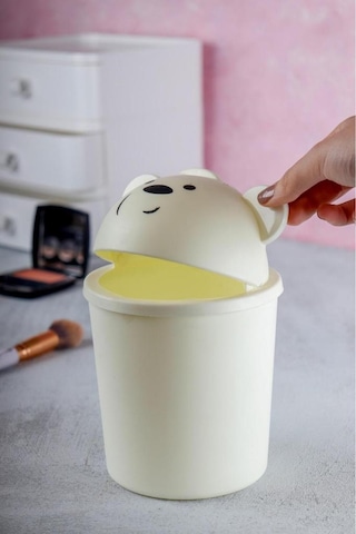 Bears Mini Masaüstü Çöp Kutusu 1 Lt