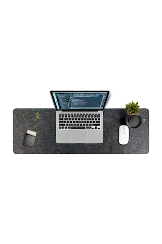 Çalışma Masası Düzenleyici Keçe Bilgisayar Mouse Pedi Mat 90x33 Cm A11