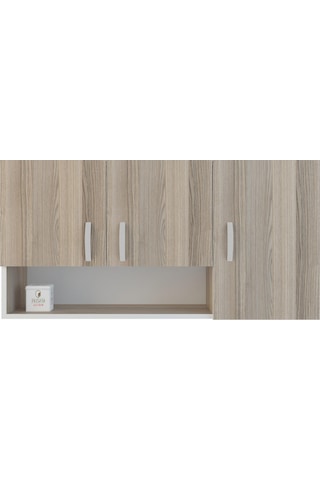 Kenzlife hazır mutfak mirena22 crd 060*120*22 mutfak banyo dolabı kapaklı raflı