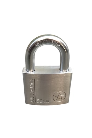 Paslanmaz Krom Asma Kilit. 50mm. Marin Asma Kilit