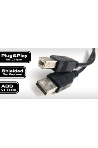 3 Metre Usb 2.0 Printer Yazıcı Kablosu 3 Mt Usb 2 0 Kablo