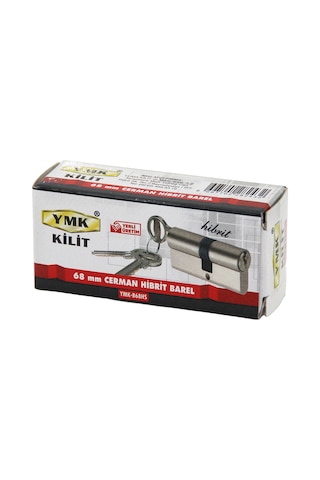 Northcity 68 Mm Hibrit Silindir Barel - Nikel Saten, 3 Anahtar
