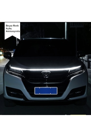 Açılış Animasyonlu Beyaz Renk Kaput Ledi Animasyonlu 120cm