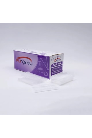 Fuyaku 40 Mm Standart Kılçık Etiketleme Plastiği Şeffaf 10.000 Adet