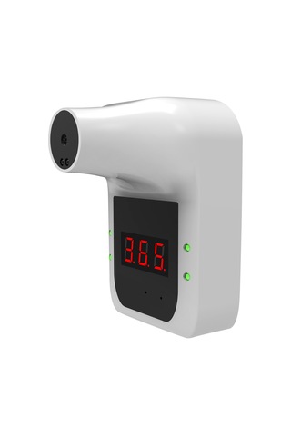 Teltree Duvar Montajlı Kontaktsız Enerjili İnfrkırmızı Sıcaklık Ölçer - Otomatik Alarm, 0.5 Sn Hızlı Ölçüm, Ofis/metro/mağaza Uygun Pil Dahil Değil