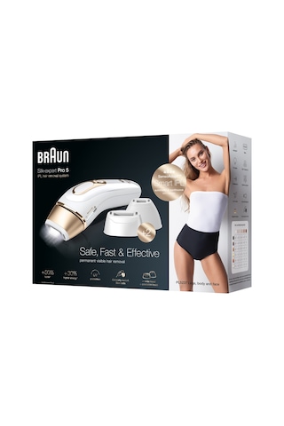 Braun Silk Expert Pro5 PL5237 Yeni Nesil IPL 2 Başlıklı Lazer Epilasyon Cihazı