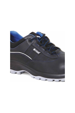 Yds El 200 S3 Deri Çelik Tabanlı Ve Çelik Burunlu İş Güvenliği Ayakkabısı Siyah