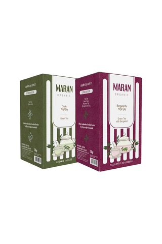 Maran Bergamotlu Ve Sade Yeşil Çay 2 x 300 G