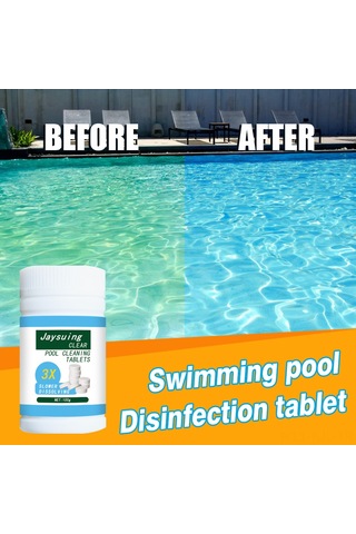 Gajeena Havuz Dezenfeksiyon Tabletleri - %100 Etkili Mikrop Ve Virüs Öldürücü 100g