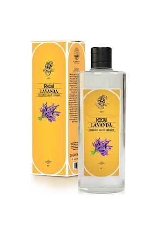 Rebul Lavanda Kolonyası Cam Şişe EDC 3 x 250 ML + 3 x 125 ML + Sprey Kolonya 3 x 50 ML