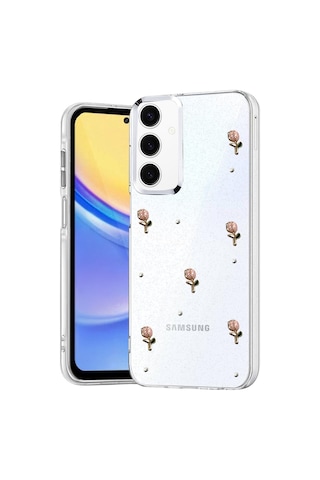 Samsung Uyumlu Galaxy A16 5g Uyumlu Fiyonk Desenli Kapak - Desen 6 Renkli