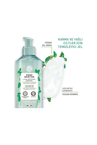 Yves Rocher Karma ve Yağlı Ciltler İçin Yüz Yıkama Jeli 390 ML