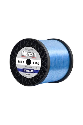 Mercan Standart 1 KG Mavi Bobin Misina
