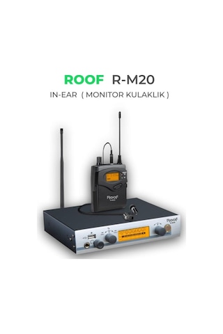 ROOF R–M20 IN–EAR Kablosuz Kulaklık Sistemi