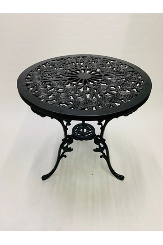 Aluminyumdokumcu Döküm Masa Güllü 60 CM Çap