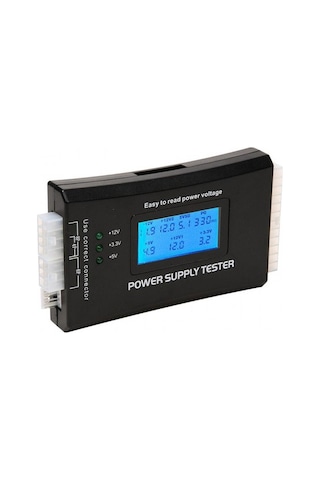 Power Supply Tester Dijital Ekranlı Göstergeli Power Tester