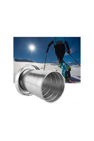 Kosona Stainless Steel Çok Bölmeli Katlanabilir Bardak, Anahtar Zinciri İle Taşınabilir, Piknik Ve Doğa Etkinlikleri İçin Dayanıklı Su Kasesi Diğer