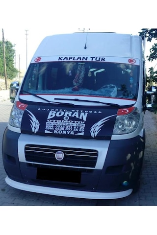 Ford Transit 2003-2013 Beyaz Ön Tampon Lip Eki/Karlık ABS Akrilik Dar