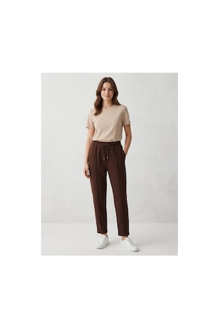 Koko Tekstil Oysho Kumaş Havuş Kesim Pantolon Kahverengi