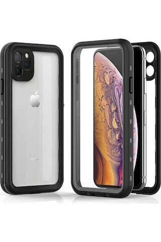Apple Uyumlu iPhone 12 Pro Max İle Kılıf Su Geçirmez 360 Derece Koruma Waterproof Telefon Kılıfı