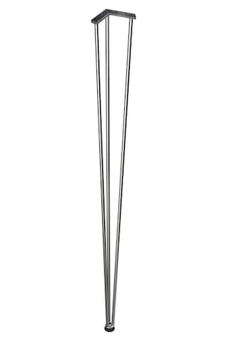 Masa Ayağı Krom Tel 4 Lü Kütük Masa Ayağı 72 CM