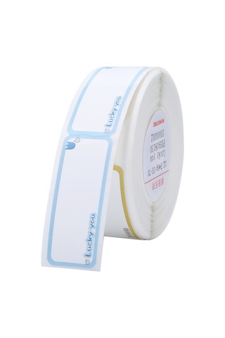 Dofolink D11/d110/d101 Uyumlu Mavi Termal Kablolu Etiket Kağıdı Rulo - 12.5x99mm 70lucky 1 Rulo