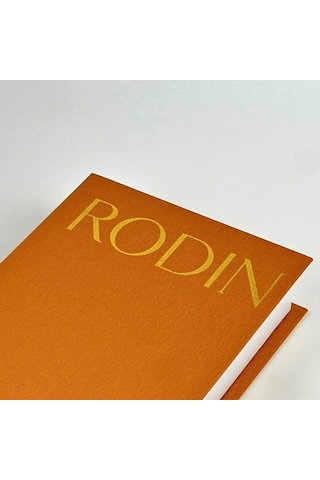 Rodın Premium Bez Kaplı Dekoratif Kitap Görünümlü Saklama Kutusu Hardal