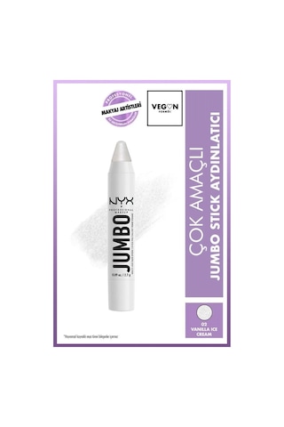 Nyx Professional Makeup Jumbo Face Stick Çok Amaçlı Stick Aydınl Diğer