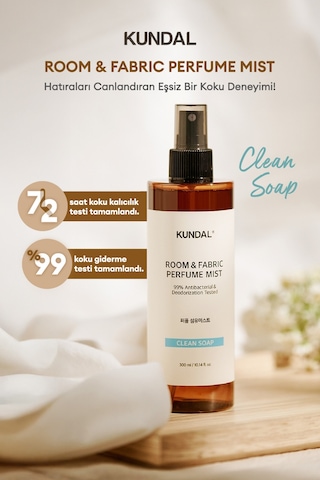 Oda Ve Kumaş Kokusu Kundal Room & Fabric Perfume Mist Clean Soap Sabun