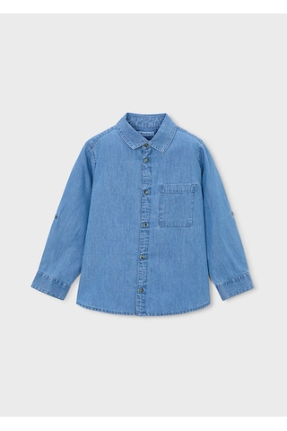 Erkek Çocuk Denim Gömlek Mavi 3122 Mavi