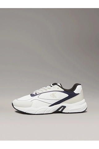 Tommy Hilfiger Erkek Beyaz Kalın Tabanlı Sneaker Çok Renkli