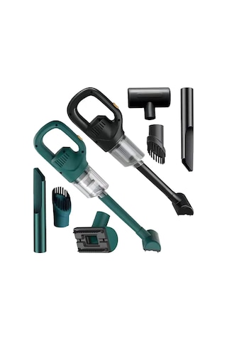 CBTxGlobal Güçlü Taşınabilir Kablosuz Şarjlı Araç Süpürgesi Yeşil