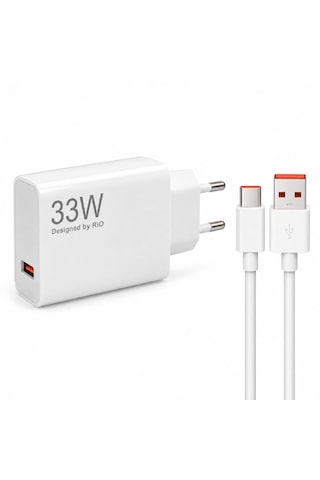 Flayse 33w Hızlı Şarj Adaptörü Ve Usb Type-c Kablo Seti
