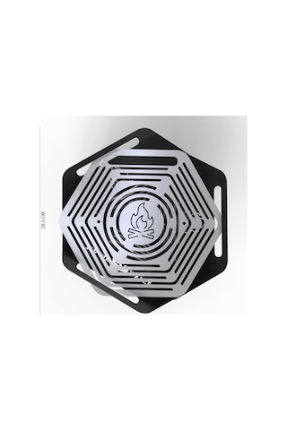 Kamp Ayısı Campytri Grill Çantalı Katlanabilir Bushcraft Mangal